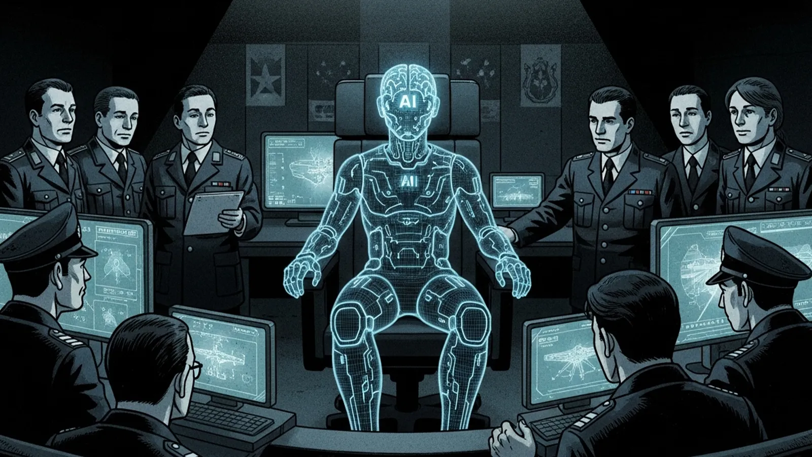 AIが戦争指揮を担う可能性を多角的に考察比較する記事のサムネイル