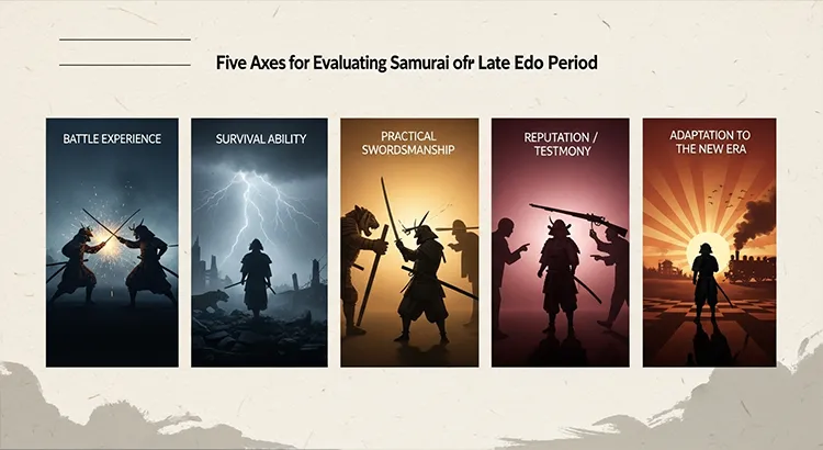 幕末剣士の比較マトリクス