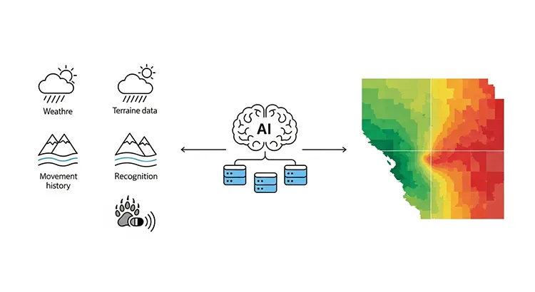 熊出没予測モデルの流れ