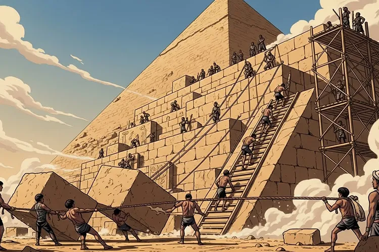 エジプトのピラミッドは本当に人力だけで作られたのか?——AIが解き明かす古代建築の謎