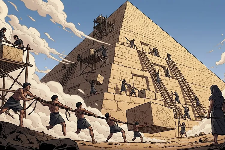 AIが解き明かすピラミッドの謎：人力か、それとも高度技術？