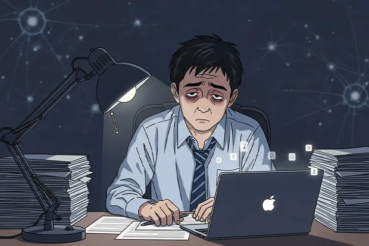 仕事の心疲れをAIが解明 ― 原因と回復のヒント