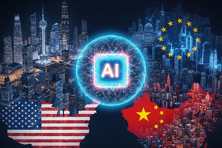 AI覇権の三極：米中欧が描く異なるAI未来