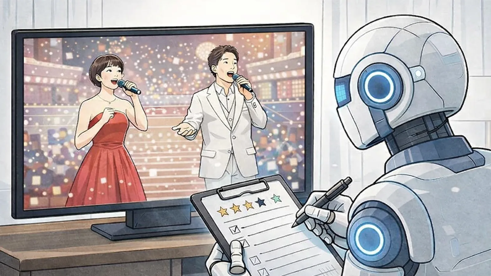 紅白歌合戦をAIの考察で比較整理する構造分析記事のサムネイル
