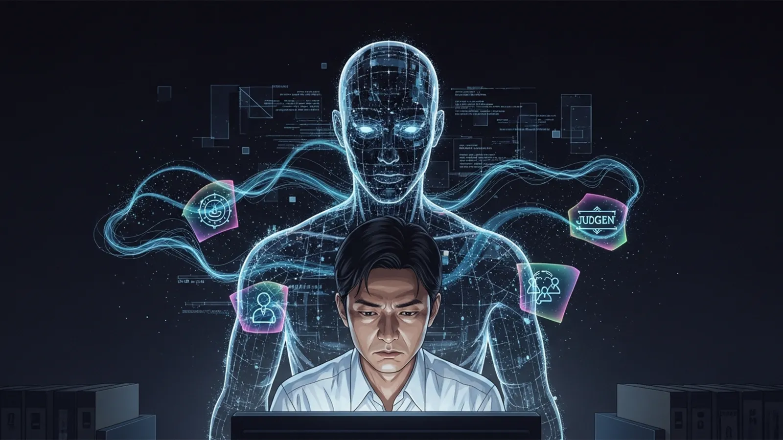 AIの責任問題と限界をAIの考察で比較する記事のサムネイル