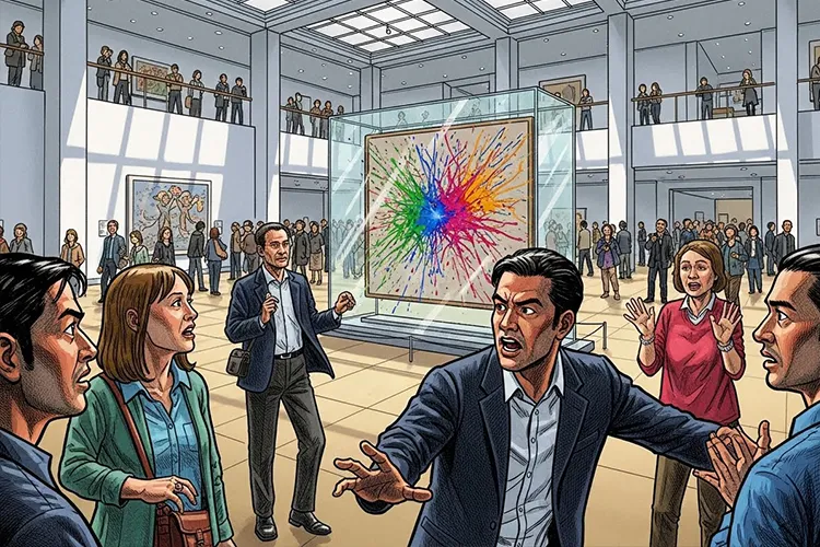 AIは問う：絵画に投げるスープは、未来を救えるのか？ 環境抗議の倫理と効果