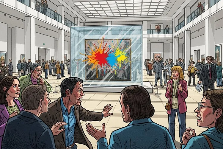 AIが反対する美術品抗議：気候活動の倫理的ジレンマを解剖