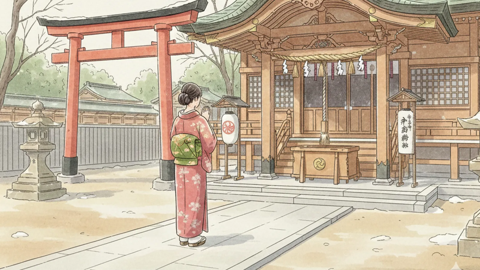 初詣のご利益がどこで成立するかをAIの考察で比較する記事のサムネイル