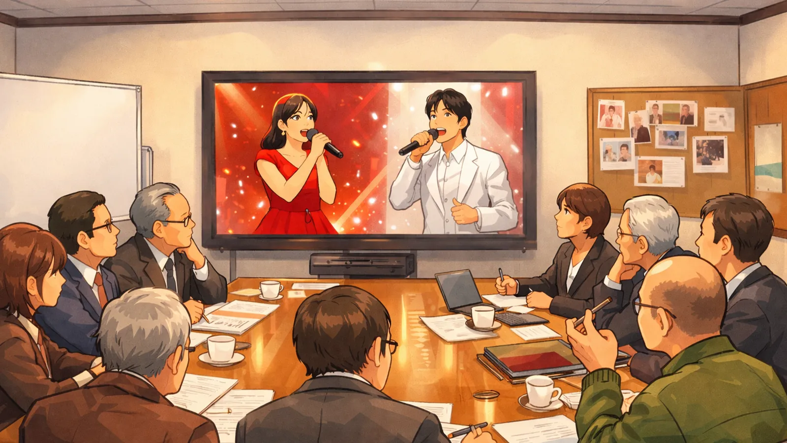 紅白歌合戦の出演者選考をAIの考察で比較整理する記事のサムネイル