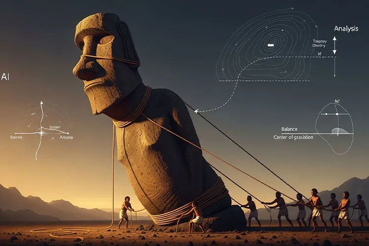 【AI考古学】10トンの巨石を人力で動かす技術とは？ モアイ像「歩行運搬説」を徹底解剖