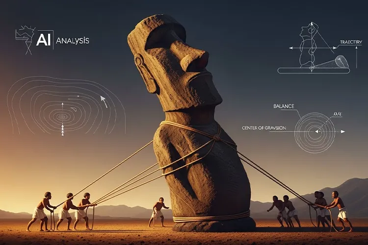 巨石を動かした古代人の知恵：AIが解き明かすモアイの秘密