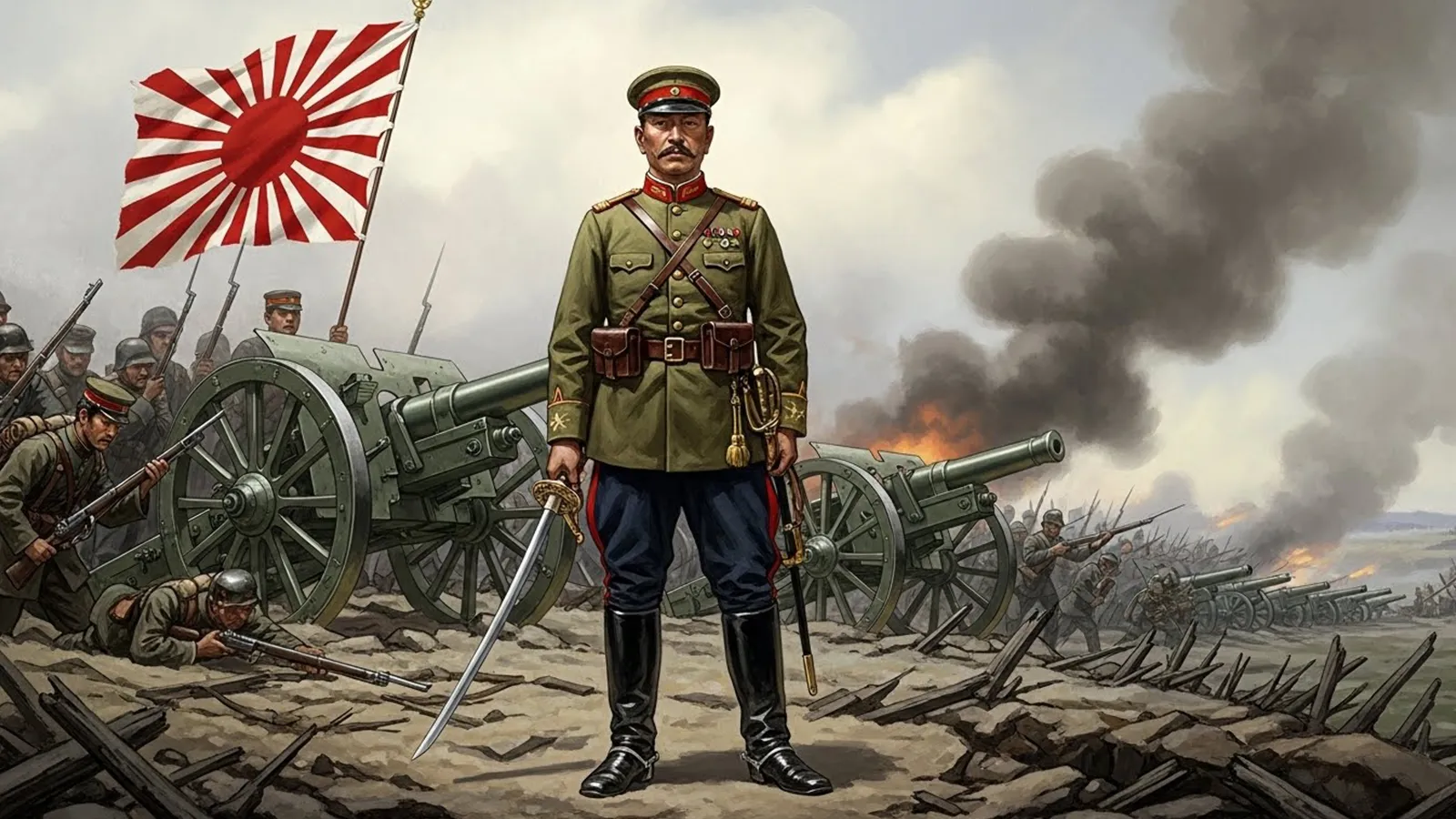 乃木希典は愚将だったのかをAIの考察で比較する記事のサムネイル