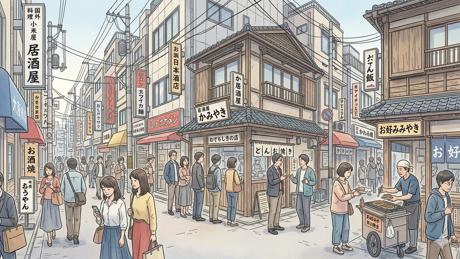 大阪という都市構造と文化機能をAIの考察で比較する記事のサムネイル