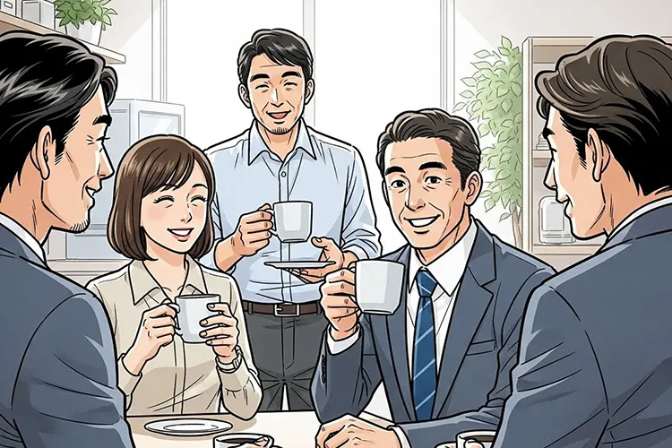 スマートフォンの光に照らされる子供の後ろ姿と、背景に浮かぶ脳の抽象イメージ。SNSの刺激が子供の脳に与える影響を象徴的に描いたイラスト。