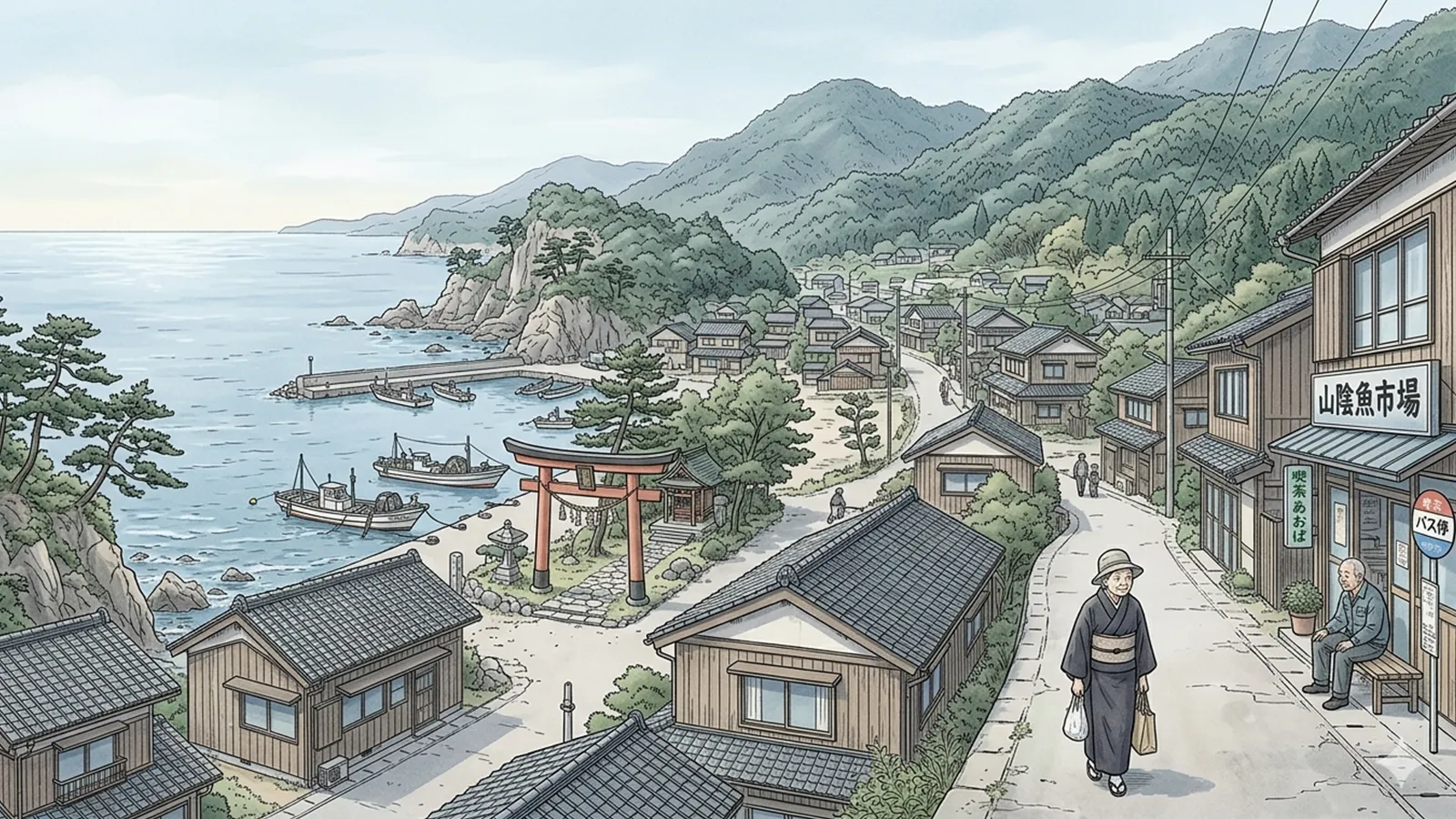 山陰地方の魅力と課題をAIの考察で比較する記事のサムネイル