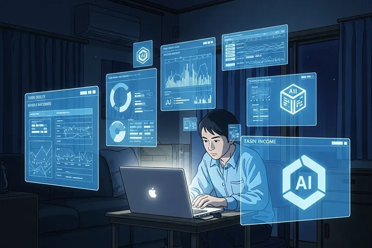 AI時代の副業地図 ― 2026年、“仕事の境界線”はこう変わる