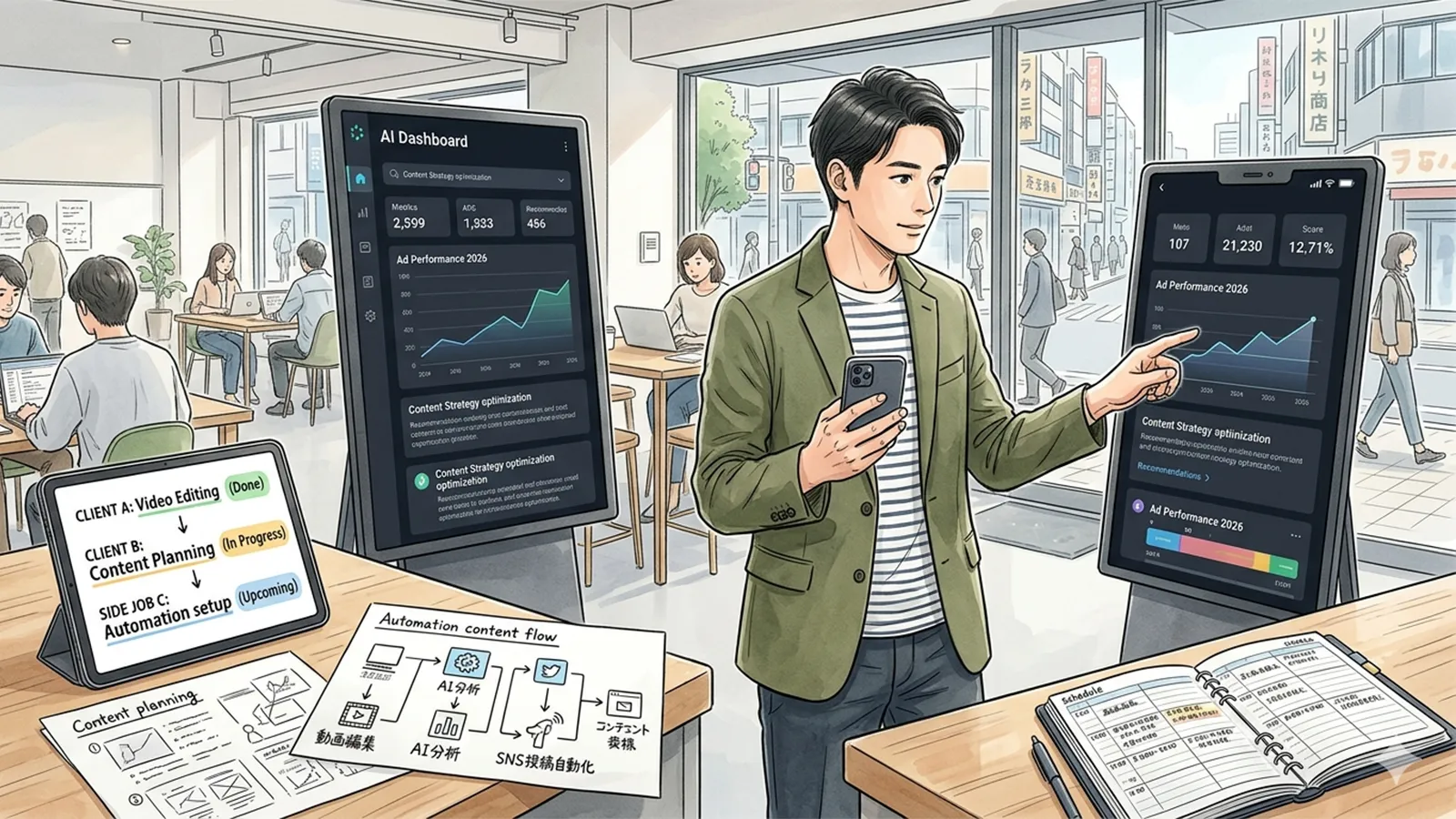 2026年副業成長領域をAIの考察で比較する記事のサムネイル