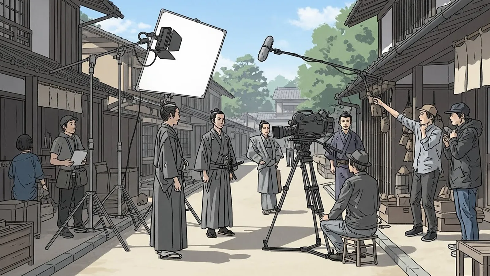 大河ドラマの制作費を受信料と公共性の観点からAIの考察で比較する記事のサムネイル