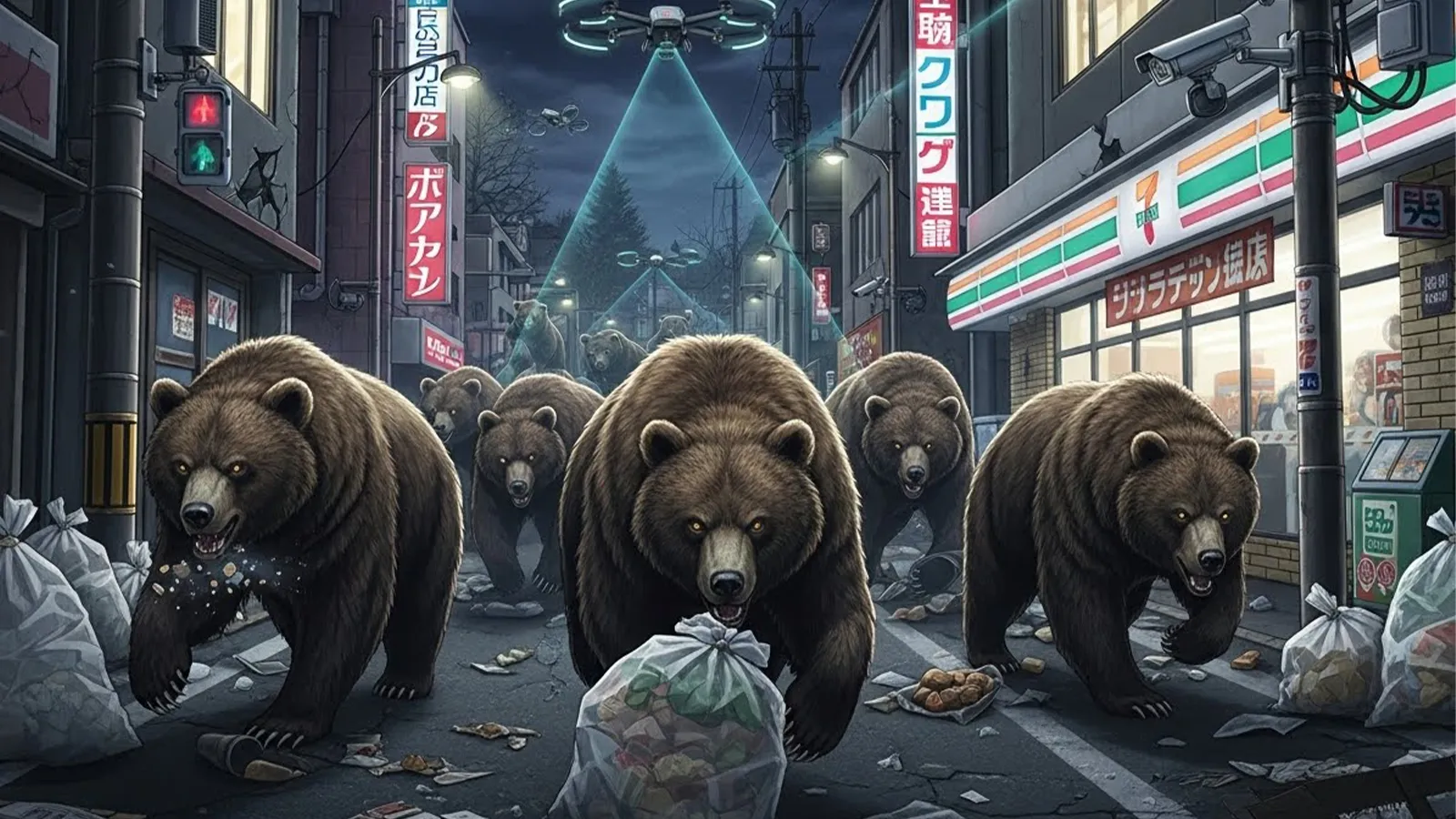 今年日本の熊出没急増の原因をAIの考察で比較する記事のサムネイル