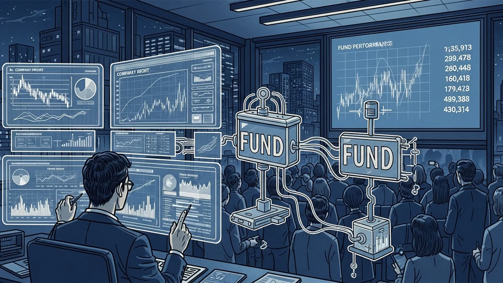 アクティブファンドの構造をAIの考察で比較する記事視点のサムネイル