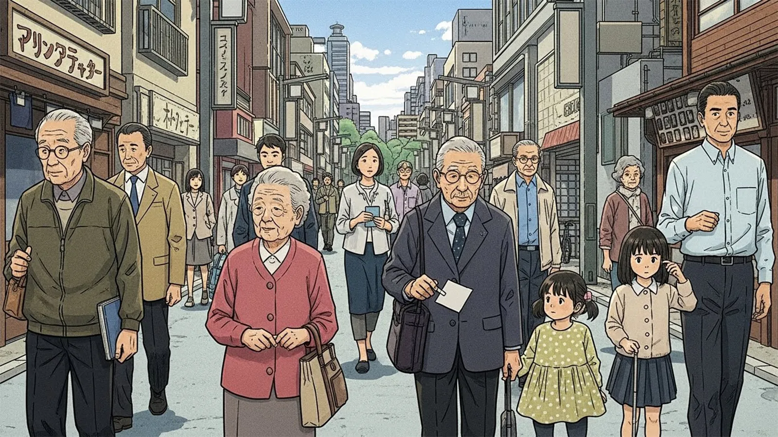 高齢化社会の持続可能性をAIの考察で比較整理する記事のサムネイル