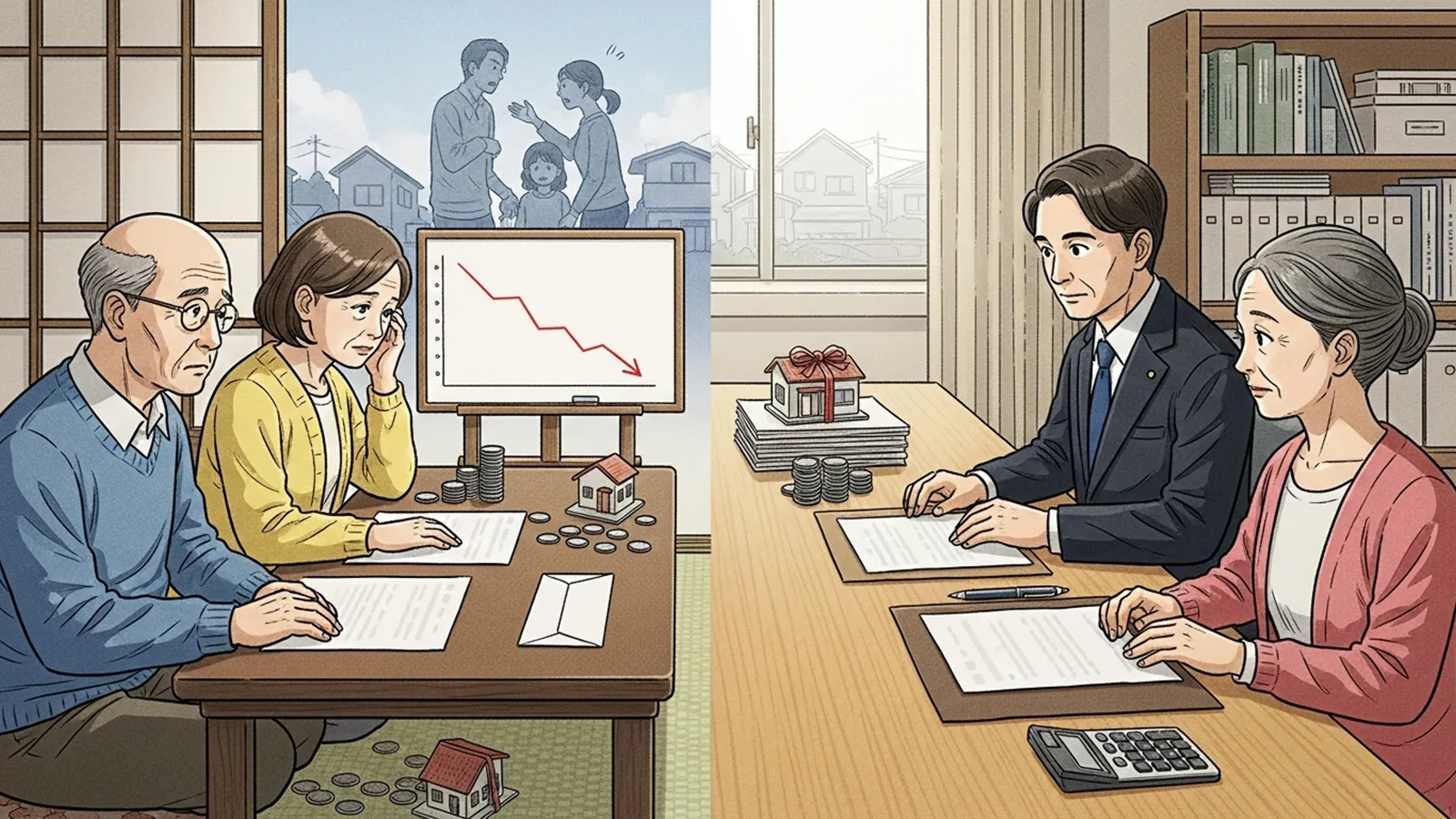 相続対策市場と不安構造をAIの考察で比較する記事のサムネイル