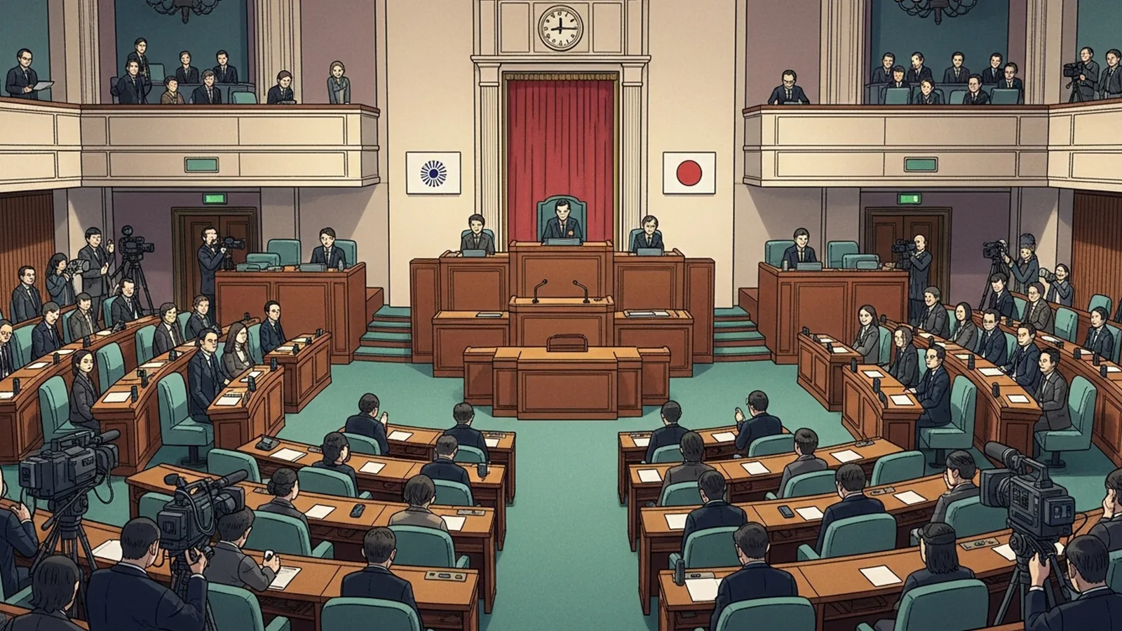 内閣解散と政策論争の構造をAIの考察で比較するサムネイル