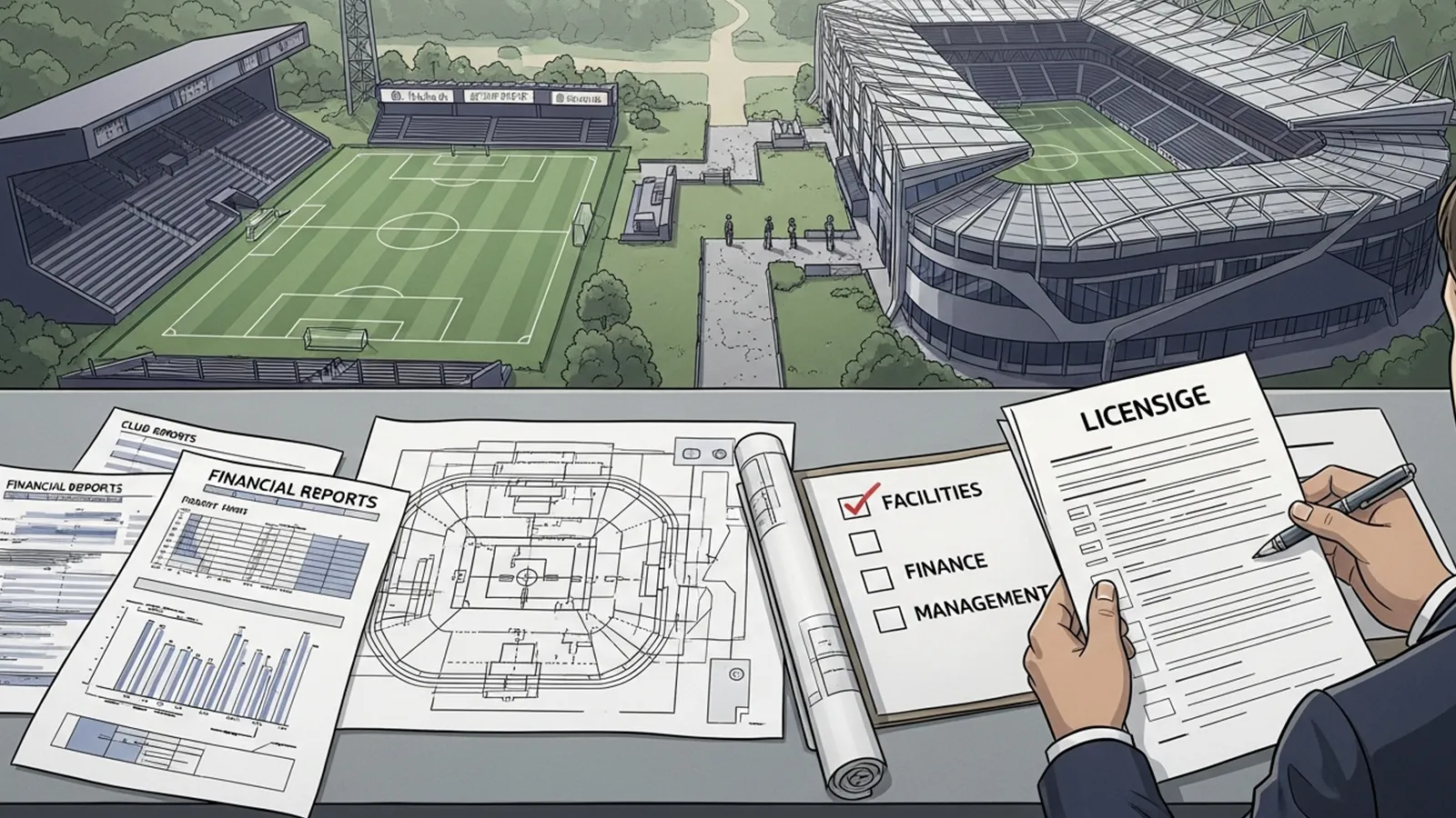 クラブライセンス制度をAIの考察で比較する記事構造のサムネイル