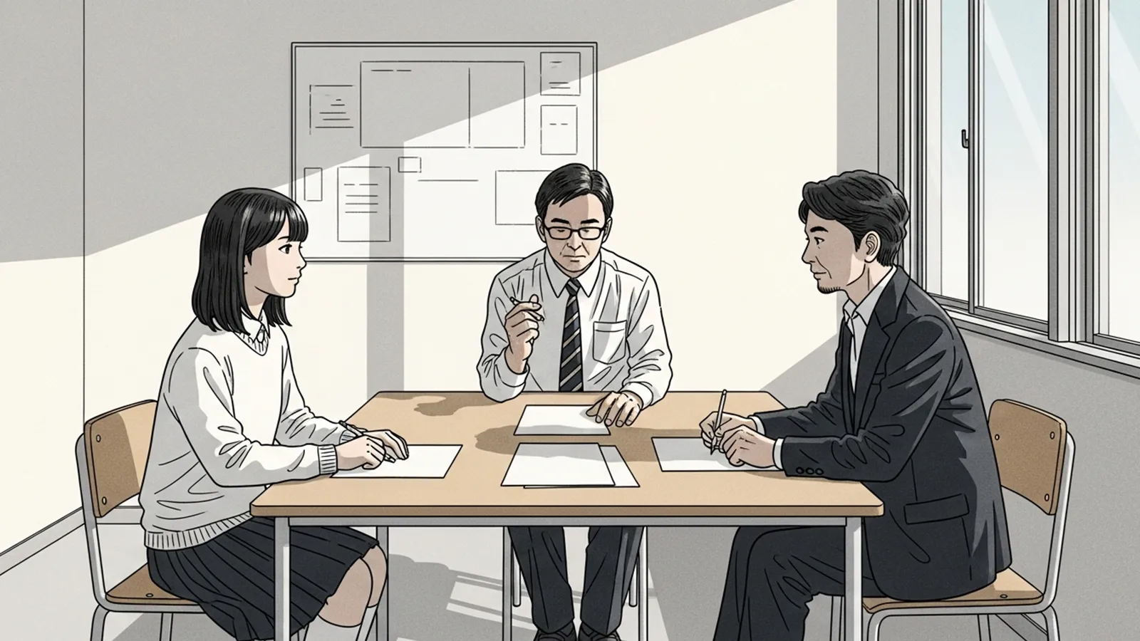 偏差値と安心不安をAIの考察で比較する記事の構造視点のサムネイル