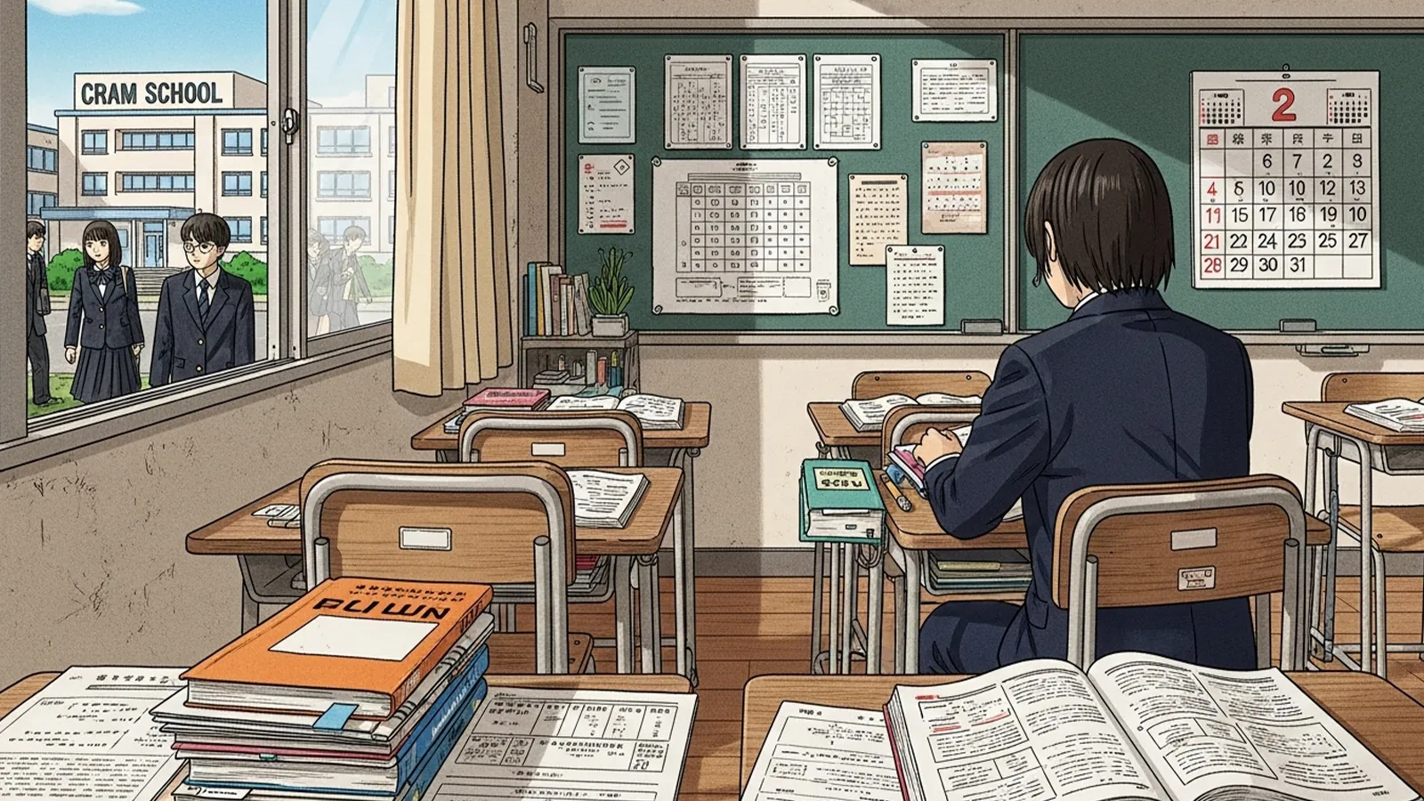 受験生らしい行動の構造をAIの考察で比較する記事のサムネイル