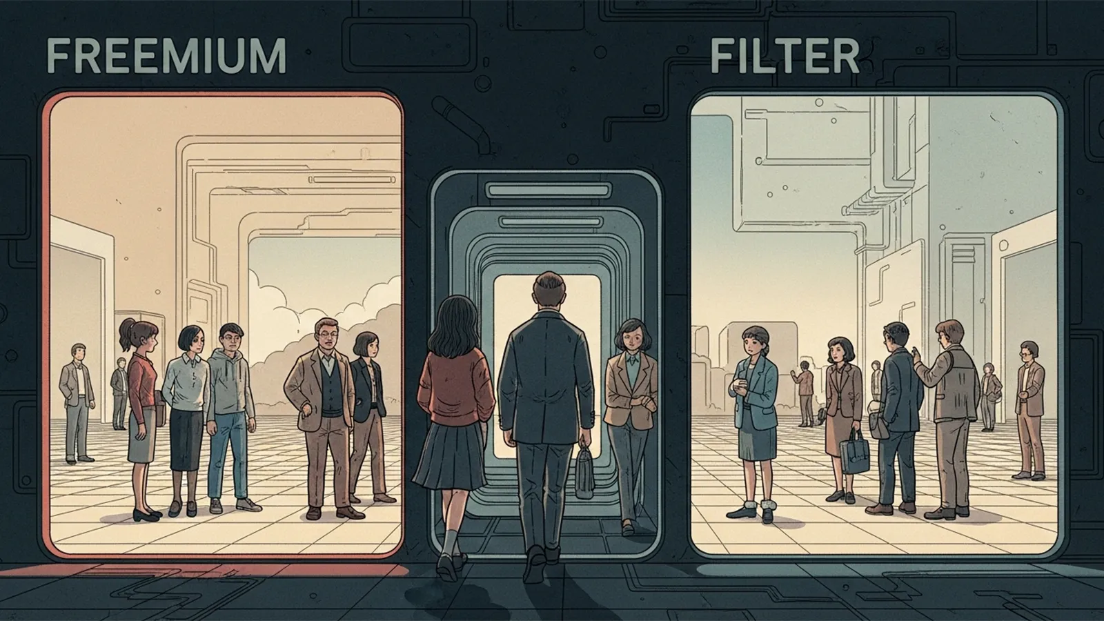 フリーミアムの構造をAIの考察で比較する構造的記事のサムネイル