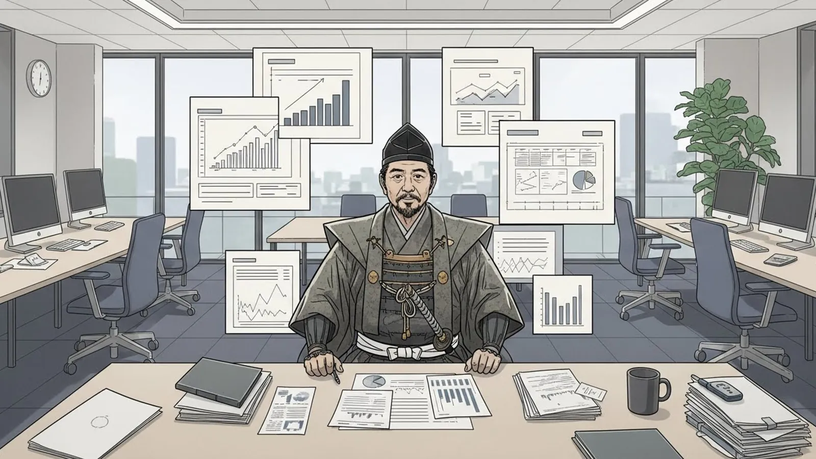 豊臣秀吉が現代組織で通用するかをAIの考察で比較する記事のサムネイル