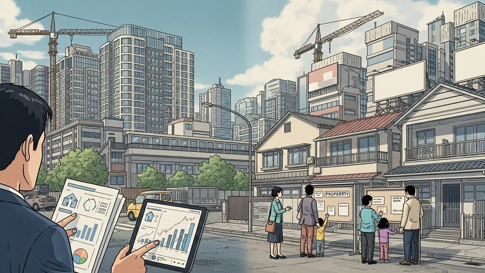 投資マネーと住宅市場の構造をAIの考察で比較する記事のサムネイル