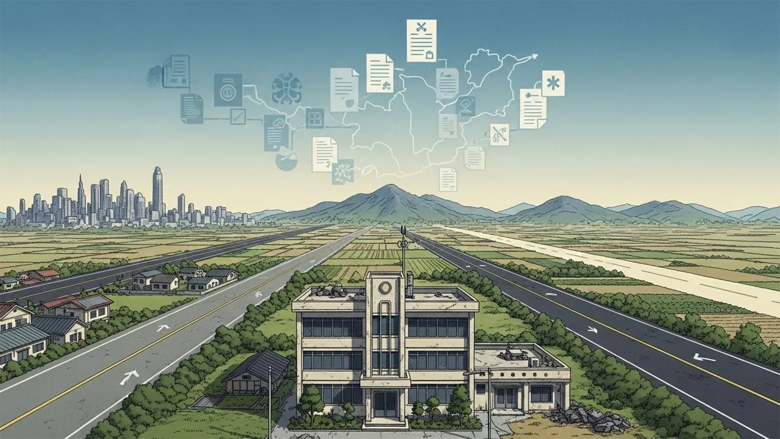 地方自治体の将来像をAIの考察で比較整理する記事のサムネイル