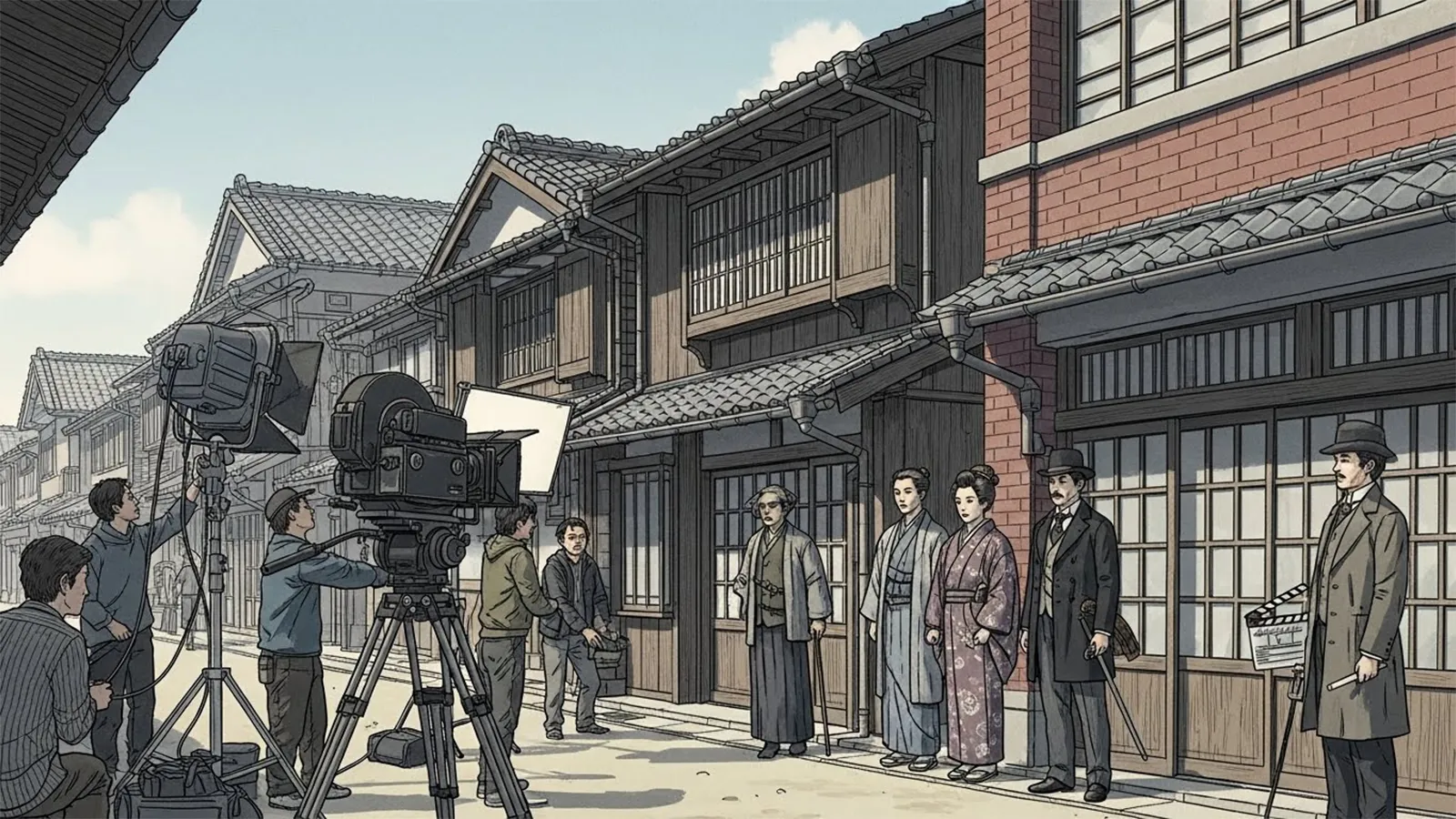 近代史と大河ドラマの関係をAIの考察で比較する記事のサムネイル