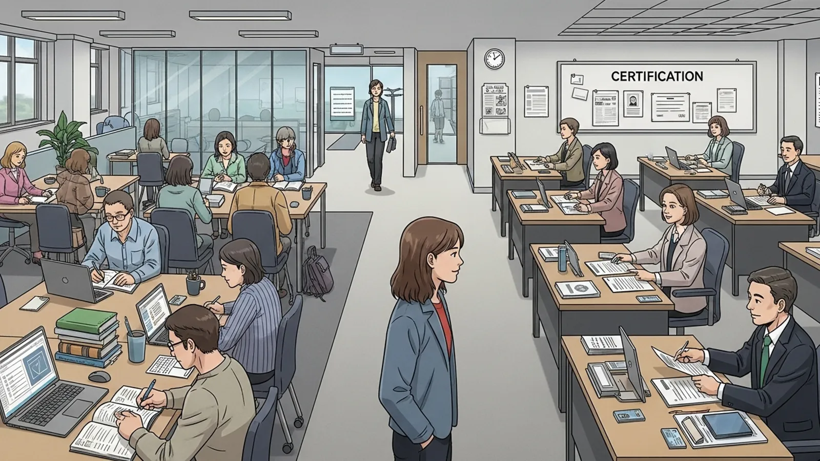 民間資格の役割をAIの考察で比較する記事としての構造サムネイル