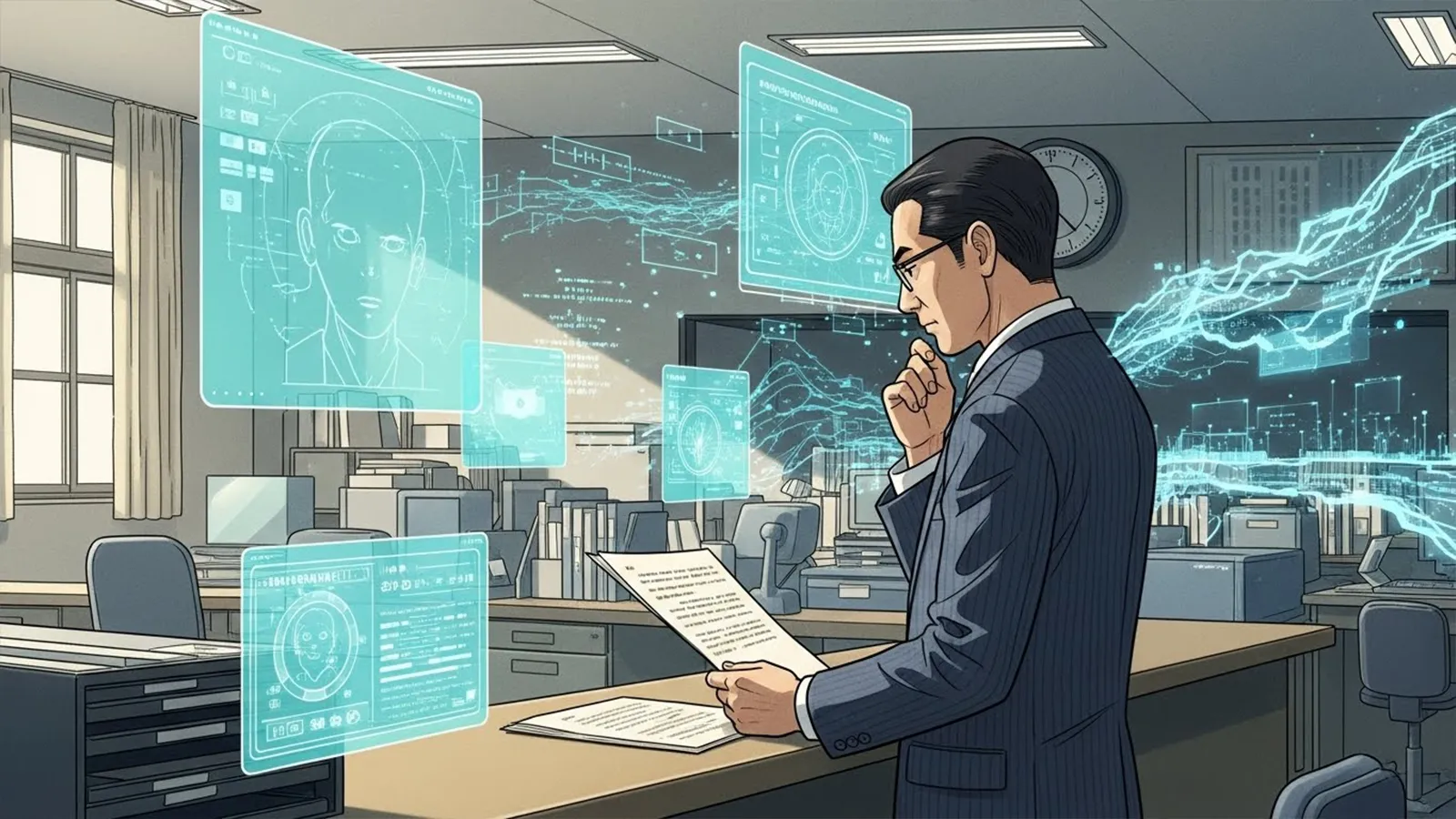 公務員の仕事はどこまでAIに代替されるのかをAIの考察で比較する記事のサムネイル