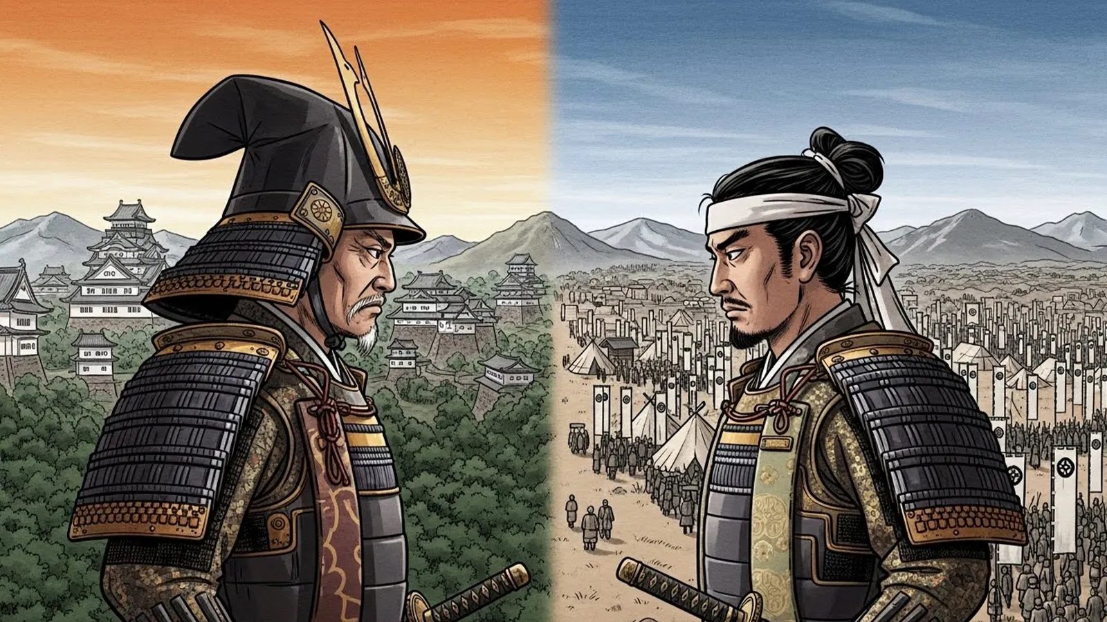 柴田勝家と秀吉の対立をAIの考察で比較する記事のサムネイル