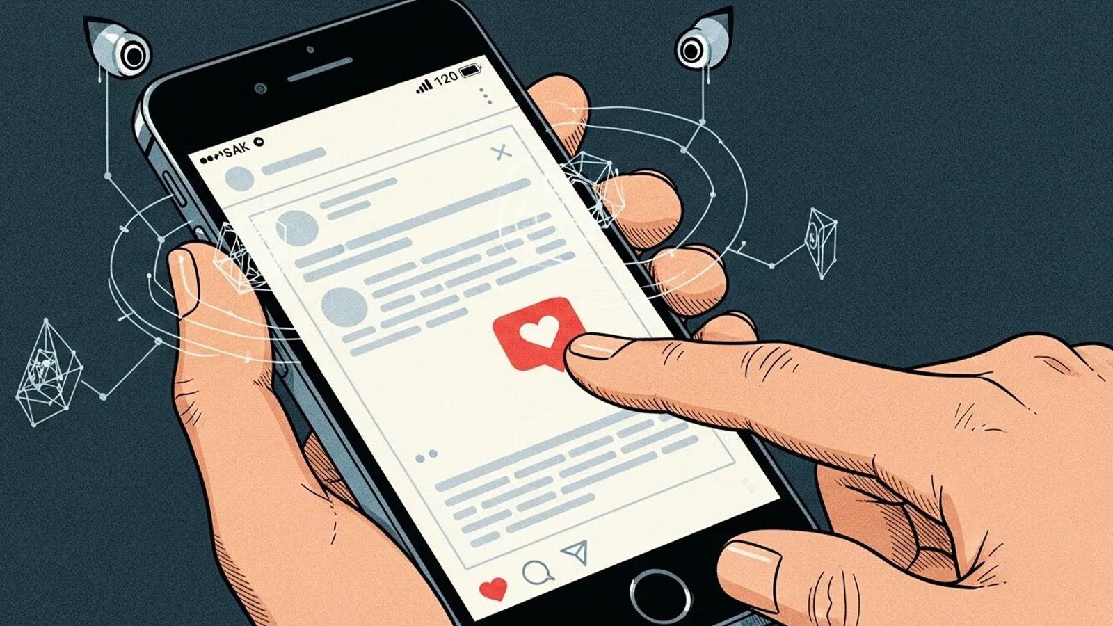 SNSとAIの関係をAIの考察で比較整理する記事のサムネイル