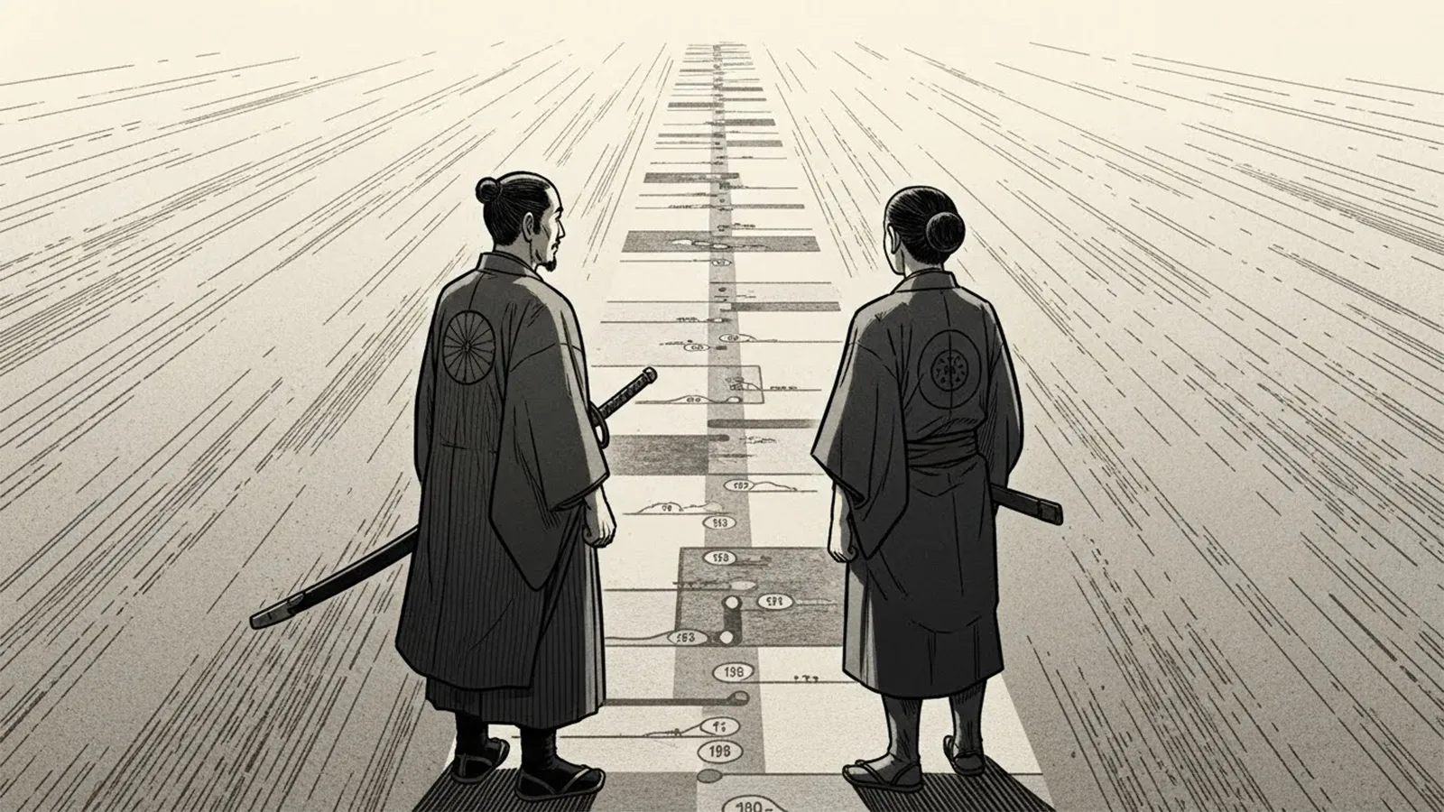 大河ドラマの主人公と物語構造をAIの考察で比較するサムネイル