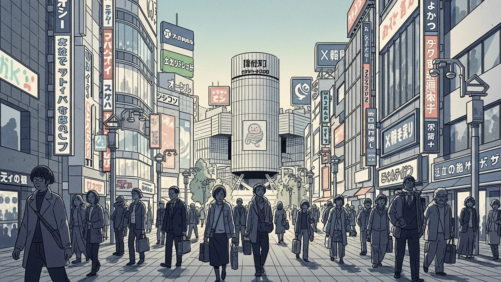 東京の人口構造の未来をAIの考察で比較する記事全体のサムネイル