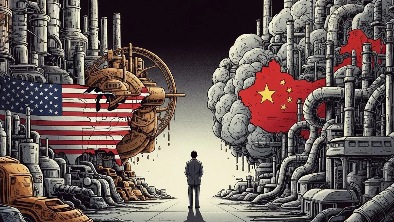 米中対立の中で日本外交をAIの考察で比較する記事のサムネイル