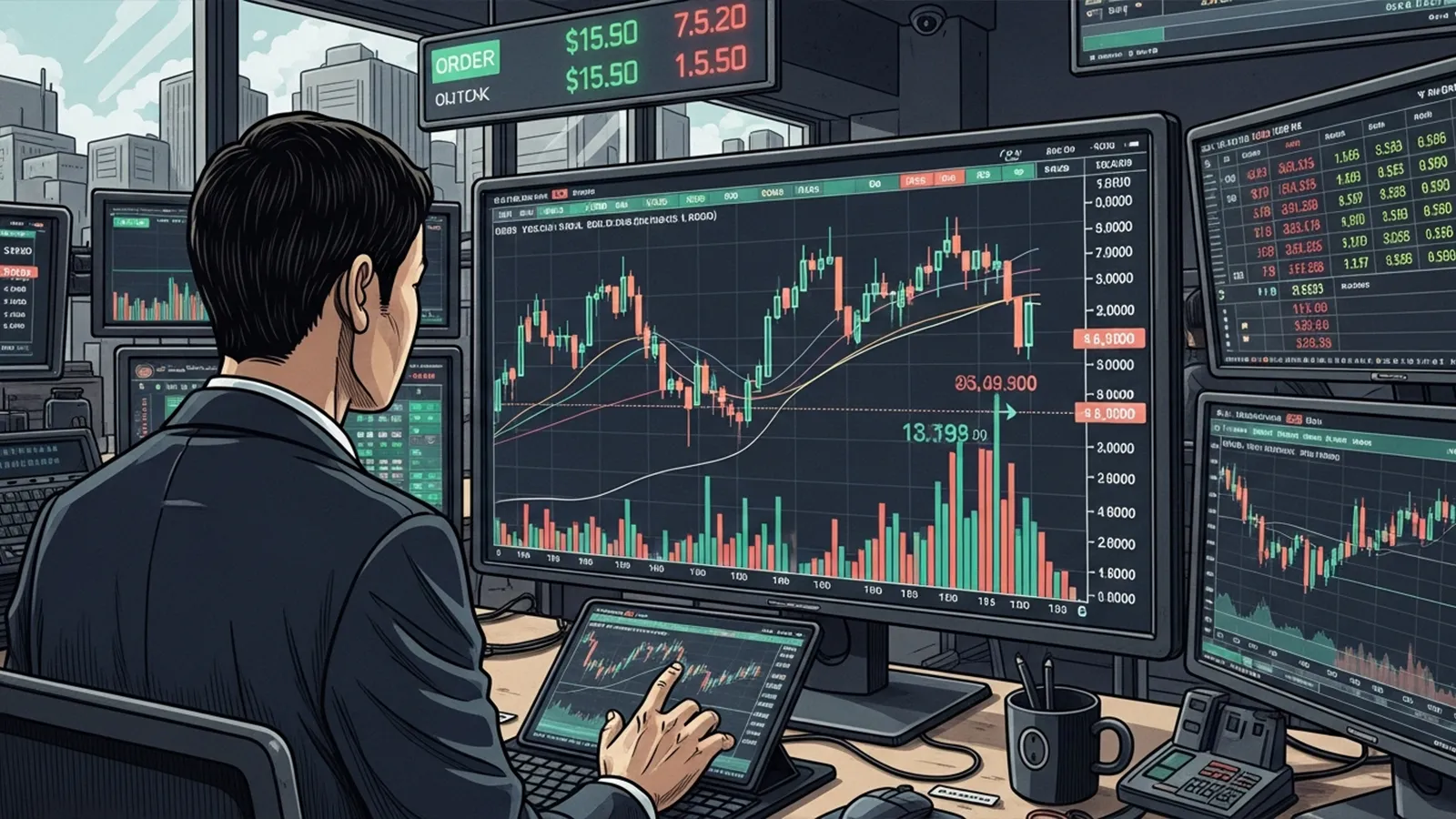 ボラティリティの危険性と機会をAIの考察で比較する記事のサムネイル