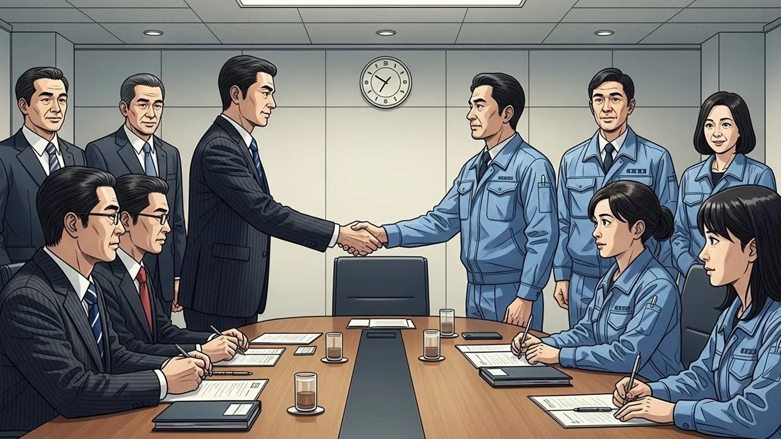 日本企業の賃上げは続くのかをAIの考察で比較する記事のサムネイル