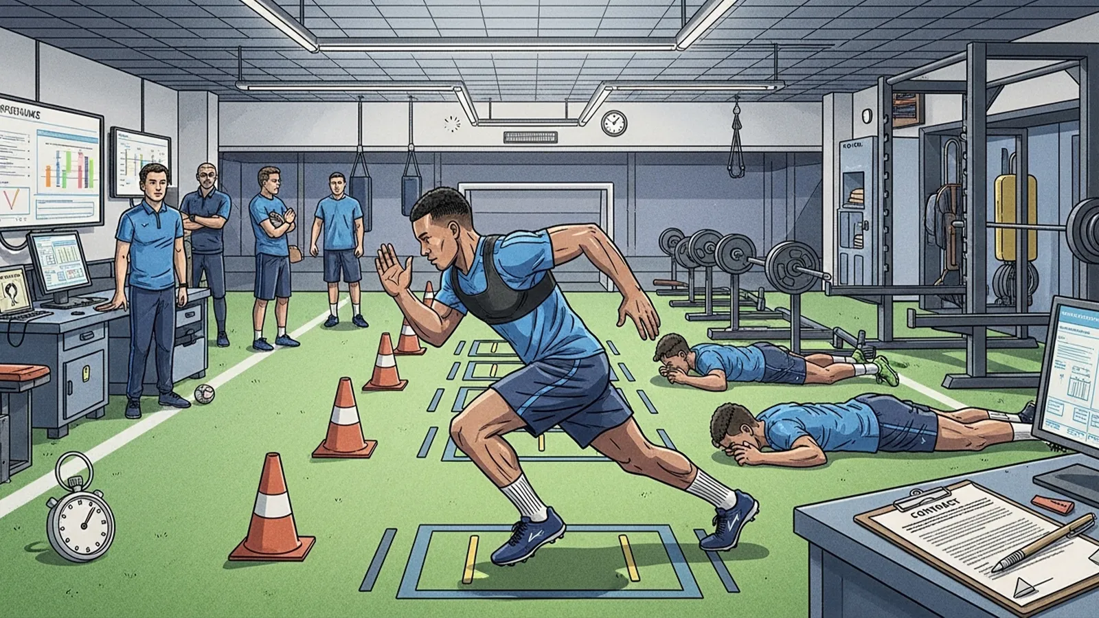 アスリート練習と労働概念をAIの考察で比較する記事のサムネイル