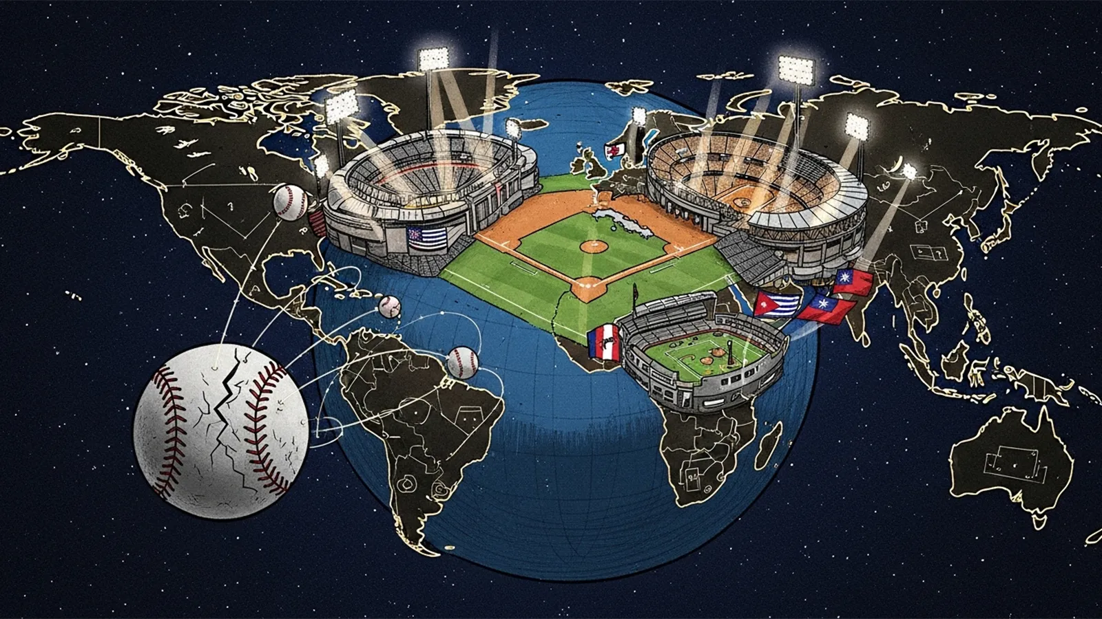 野球強豪国の地域偏在をAIの考察で比較する記事のサムネイル