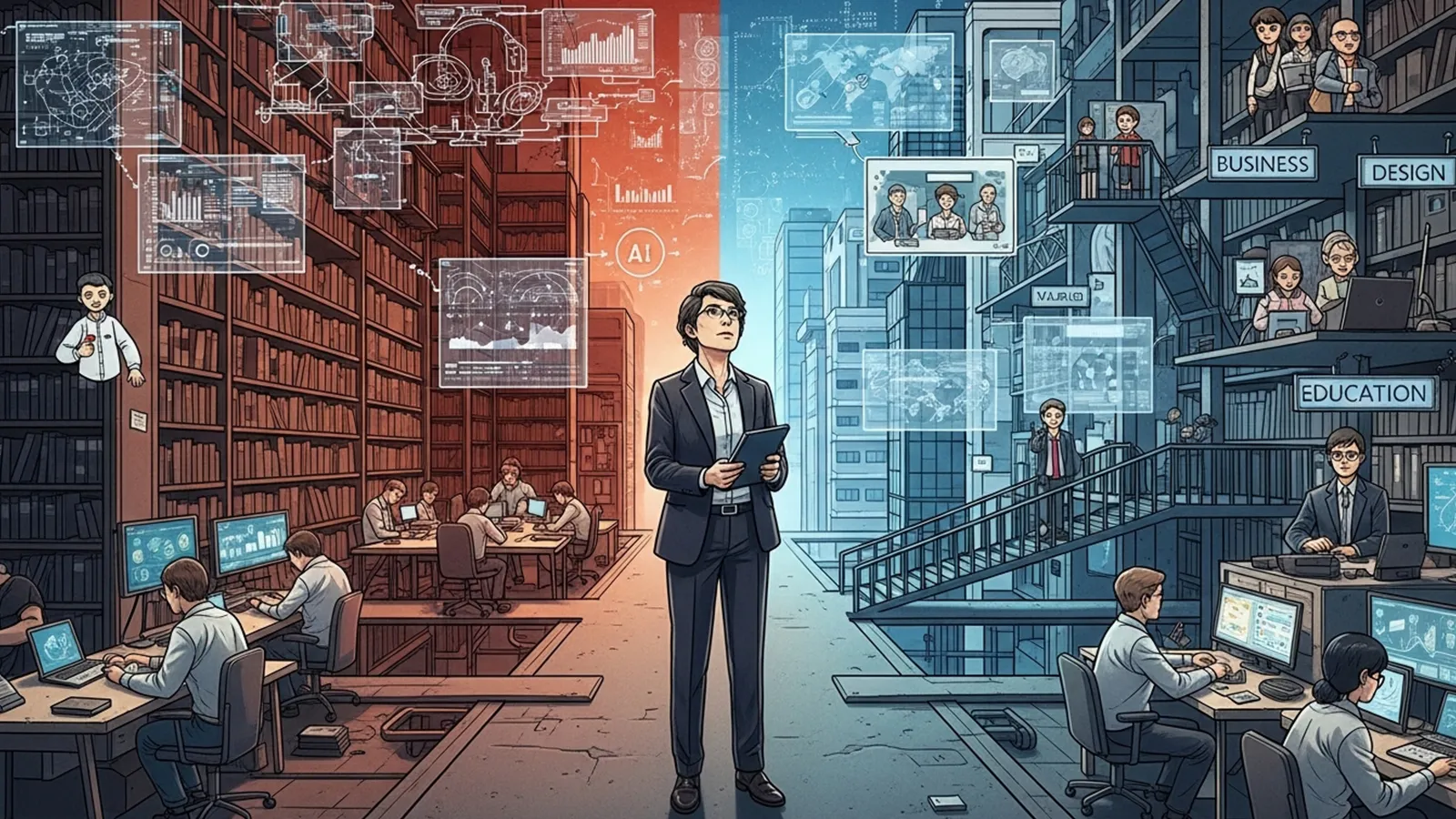 キャリアの専門性深化と領域拡張をAIの考察で比較する記事のサムネイル