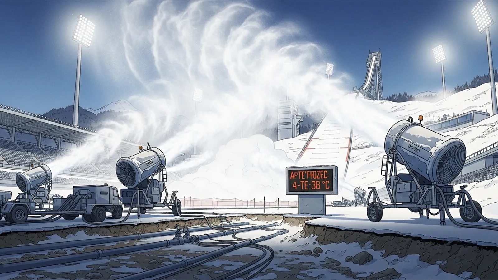 AIの考察で比較する冬季五輪と気候変動構造問題関連のサムネイル