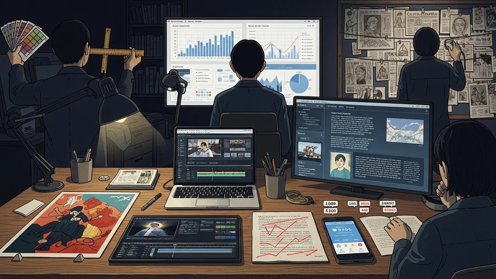 クリエイティブ評価基準をAIの考察で比較する記事のサムネイル