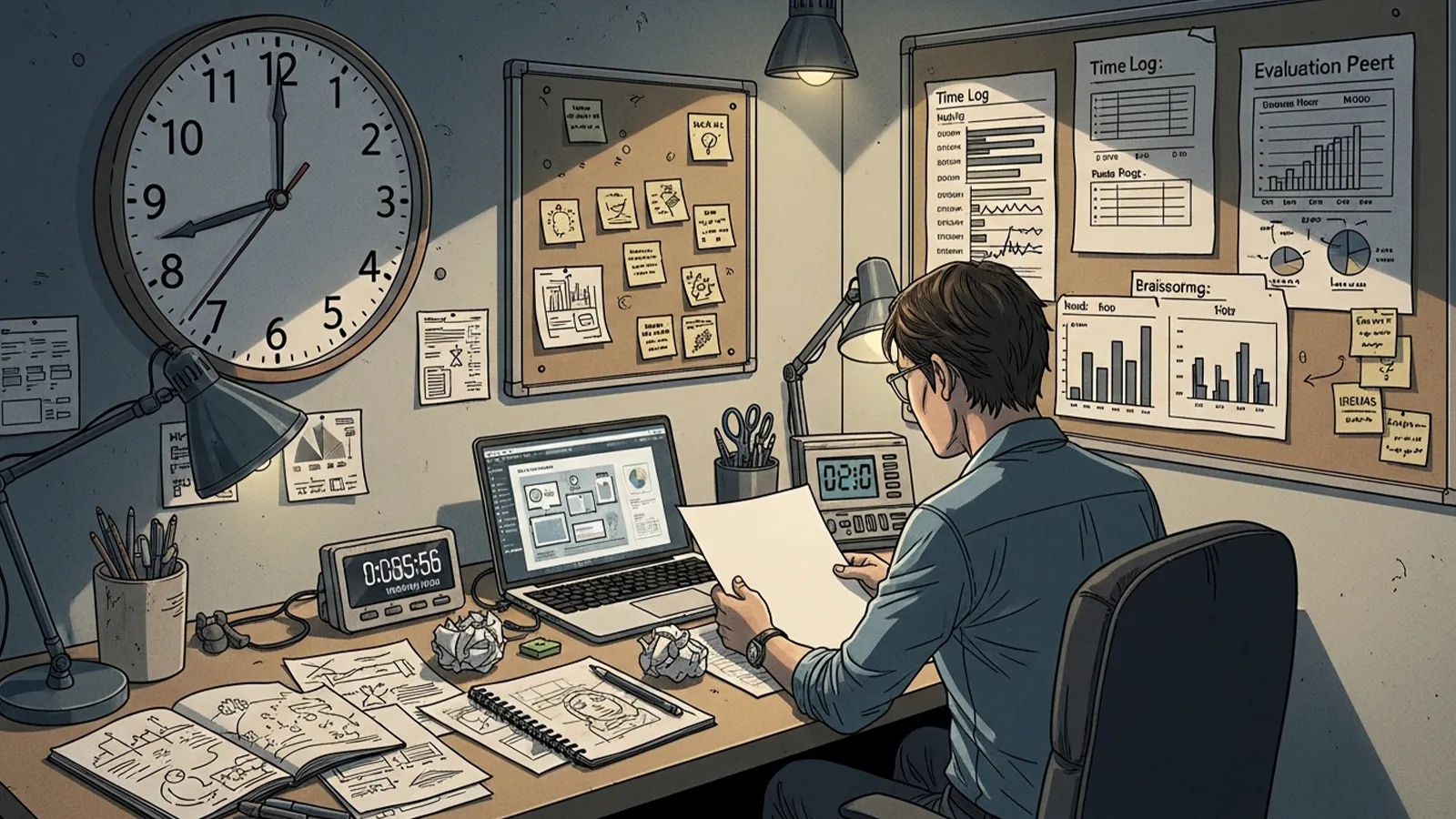 クリエイティブ労働は時間で測定できるのかをAIの考察で比較する記事のサムネイル